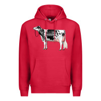 Cardinal Holstein Dairy Cow Premium Hoodie - LillyAllenDesigns