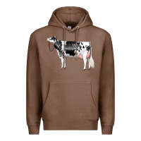 Chestnut Holstein Dairy Cow Premium Hoodie - LillyAllenDesigns