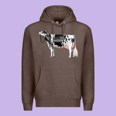 Holstein Dairy Cow Premium Hoodie Designed By Lillyallendesigns