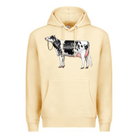 Pina Colada Holstein Dairy Cow Premium Hoodie - LillyAllenDesigns