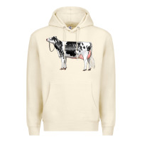 Sandshell Holstein Dairy Cow Premium Hoodie - LillyAllenDesigns