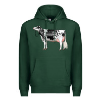 Sports Green Holstein Dairy Cow Premium Hoodie - LillyAllenDesigns