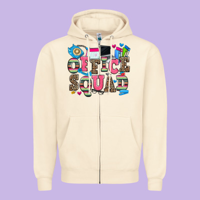 Zipper Hoodie office squad