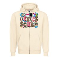 Sandshell office squad Zipper Hoodie - Zillion Design Studio
