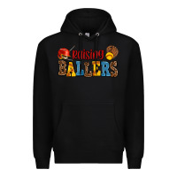 Black raising ballers Premium Hoodie - AdoDesignShop