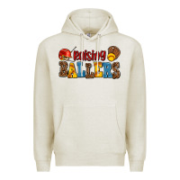 Oatmeal Heather raising ballers Premium Hoodie - AdoDesignShop