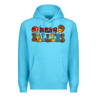 Ocean Blue raising ballers Premium Hoodie - AdoDesignShop