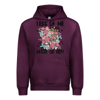 Mauve Wine less of me more of him Urban Hoodie - MaliasSmallBusiness