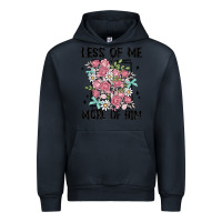 Navy less of me more of him Urban Hoodie - MaliasSmallBusiness
