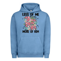 Pigment Pebble Blue less of me more of him Urban Hoodie - MaliasSmallBusiness