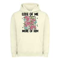 Pigment Pistachio less of me more of him Urban Hoodie - MaliasSmallBusiness
