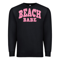 Black beach babe Premium Sweatshirt - JahusDesignShop