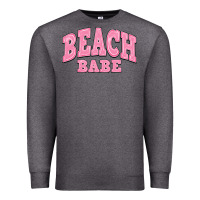 Charcoal Heather beach babe Premium Sweatshirt - JahusDesignShop
