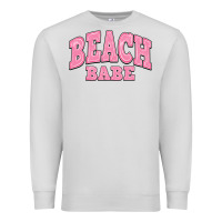 Dove Grey beach babe Premium Sweatshirt - JahusDesignShop