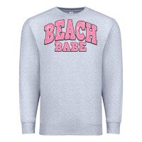 Heather Grey beach babe Premium Sweatshirt - JahusDesignShop