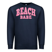 Navy beach babe Premium Sweatshirt - JahusDesignShop