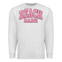 Oatmeal Heather beach babe Premium Sweatshirt - JahusDesignShop