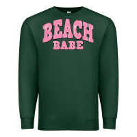 Sports Green beach babe Premium Sweatshirt - JahusDesignShop