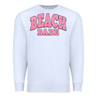 White beach babe Premium Sweatshirt - JahusDesignShop