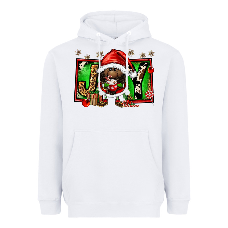 Joy Afro Santa Gnomes Heavyweight Hoodie by FaDigitalArtStudio | Teevron