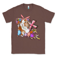 Chestnut Louisiana Map Easter Bunny And Cross Classic Tee - RanaPortraitStore