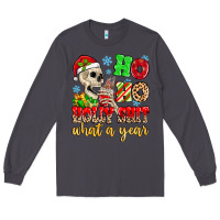 Smoke ho ho holy shit what a year Long Sleeve Tee - MaliasSmallBusiness