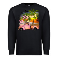 Black sunset chaser Premium Sweatshirt - JahusDesignShop