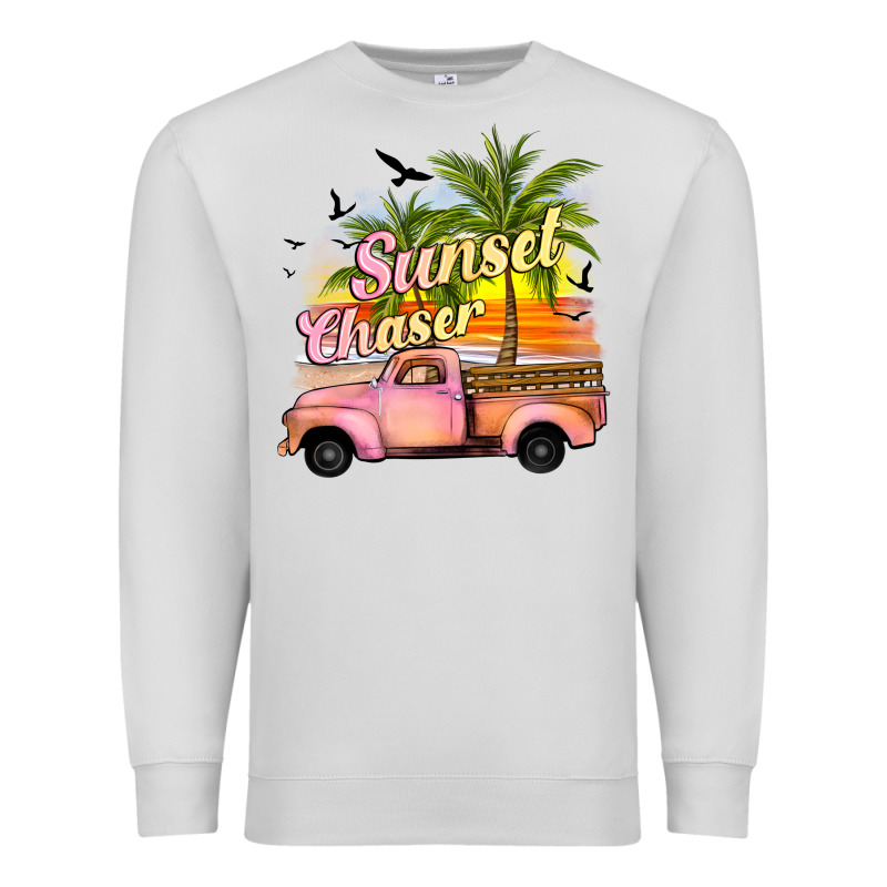 Sunset Chaser Premium Sweatshirt by JahusDesignShop | Teevron