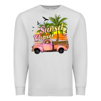 Dove Grey sunset chaser Premium Sweatshirt - JahusDesignShop