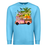 Ocean Blue sunset chaser Premium Sweatshirt - JahusDesignShop
