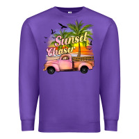 Purple sunset chaser Premium Sweatshirt - JahusDesignShop