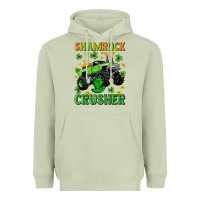 Matcha st patricks shamrock crusher Heavyweight Hoodie - Neo Western
