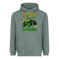 Sage st patricks shamrock crusher Heavyweight Hoodie - Neo Western