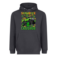 Smoke st patricks shamrock crusher Heavyweight Hoodie - Neo Western