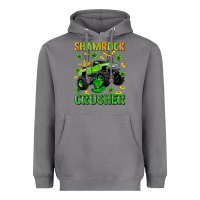 St Patricks Shamrock Crusher Heavyweight Hoodie | Teevron