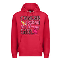Cardinal cancer picked the wrong girl Premium Hoodie - NancyCooperArtShop