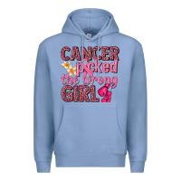 Colony Blue cancer picked the wrong girl Premium Hoodie - NancyCooperArtShop