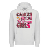 Dove Grey cancer picked the wrong girl Premium Hoodie - NancyCooperArtShop
