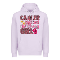 Lilac cancer picked the wrong girl Premium Hoodie - NancyCooperArtShop