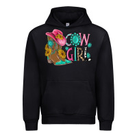 Black cow girl western boots Urban Hoodie - MaliasSmallBusiness
