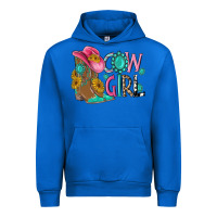 Cobalt cow girl western boots Urban Hoodie - MaliasSmallBusiness