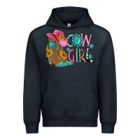 Navy cow girl western boots Urban Hoodie - MaliasSmallBusiness