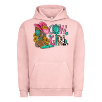 Pigment Salmon cow girl western boots Urban Hoodie - MaliasSmallBusiness