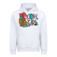 White cow girl western boots Urban Hoodie - MaliasSmallBusiness