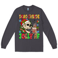 Smoke dead inside but jolly af Long Sleeve Tee - MaliasSmallBusiness