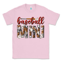 Bubblegum Pink baseball mini with leopard Classic Tee - texasbilliewilder