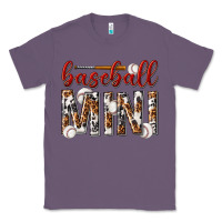 Lavender baseball mini with leopard Classic Tee - texasbilliewilder