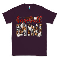 Plum baseball mini with leopard Classic Tee - texasbilliewilder