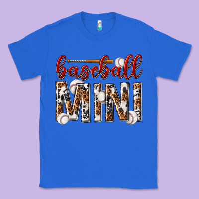 Classic Tee baseball mini with leopard