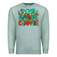 Seafoam life is better by the campfire Premium Sweatshirt - AdoDesignShop